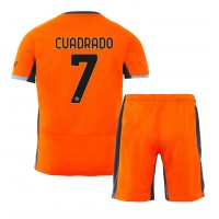 Inter Milan Juan Cuadrado #7 3rd trikot Kinder 2023-24 Kurzarm (+ Kurze Hosen)